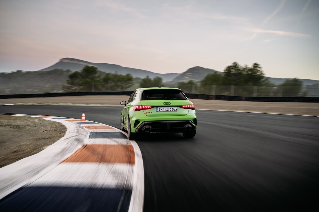 Audi RS 3 leverer køreglæde på højeste niveau
(Foto: Audi Sport)